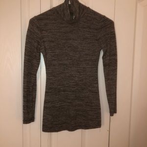 Grey turtleneck